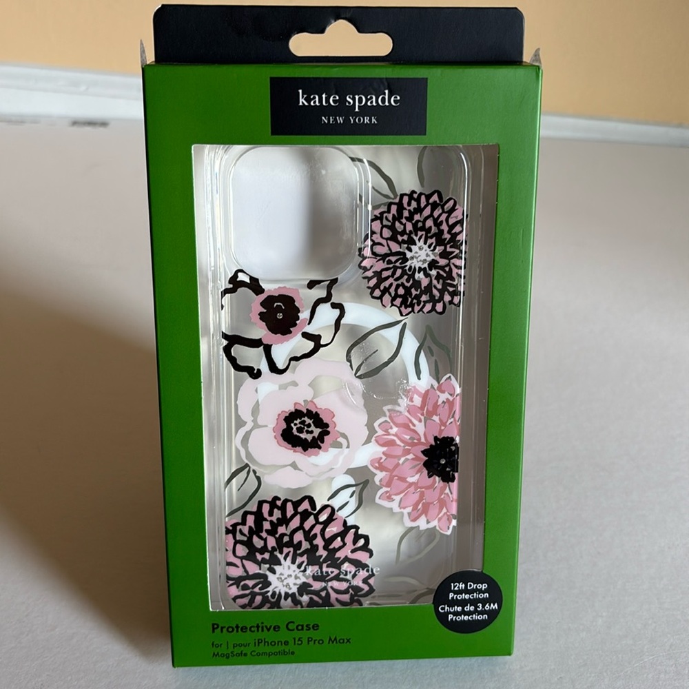 Kate Spade protective case for iPhone, MagSafe compatible
